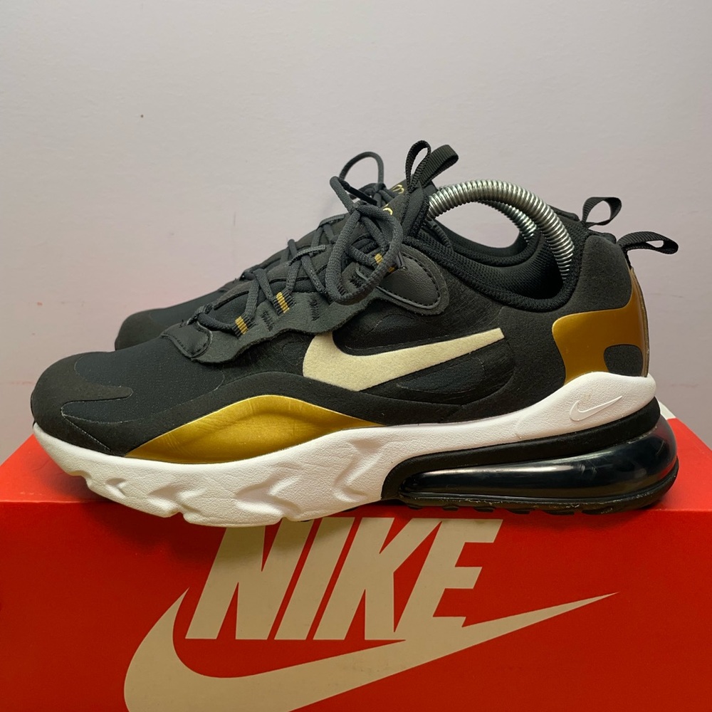 Nike Air Max 270 React “Metallic Gold” (GS)